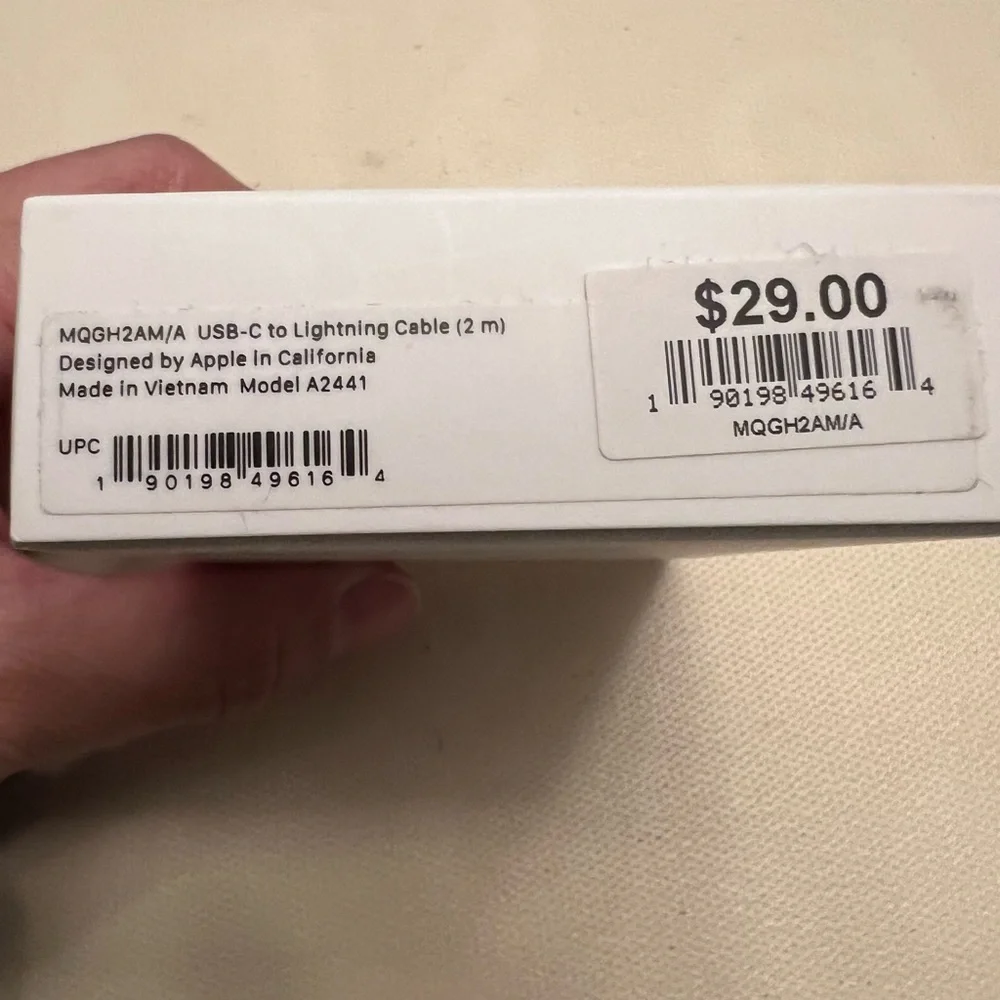 USB-C to Lightning Cable (2 m)